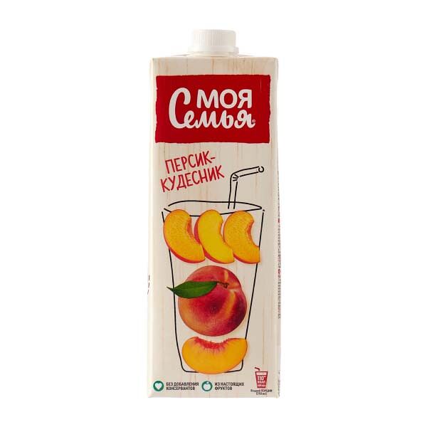 Напиток Моя семья  0.95л Яблоко Персик Груша Сокосодержащий с 3лет