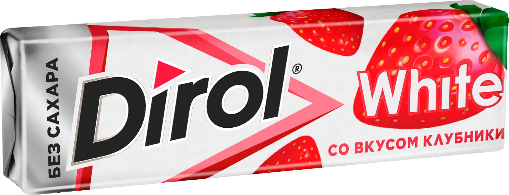 

Жевательная резинка Dirol White Клубника 13.6г