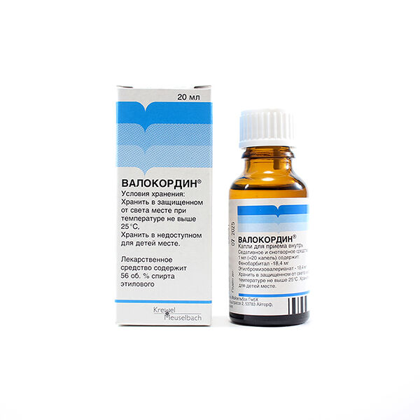 Валокортин капля 20мл