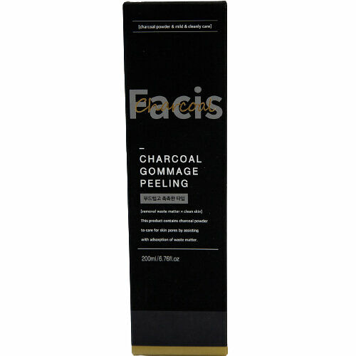 Гоммаж-пилинг для лица с углем Facis