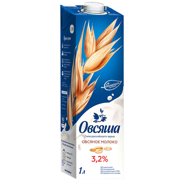 Напиток овсяный Овсяша 3,2%