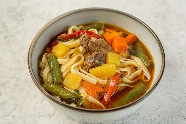 Лагман с говядиной