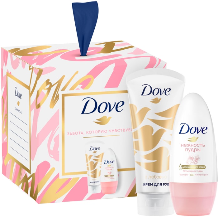 

Набор подарочный Dove С любовью для вас антиперспирант и крем для рук 2х50 мл