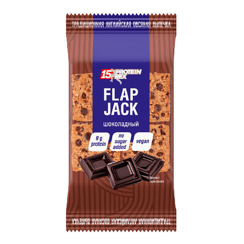 ProteinRex протеиновое овсяное печенье FlapJack 15% шоколад