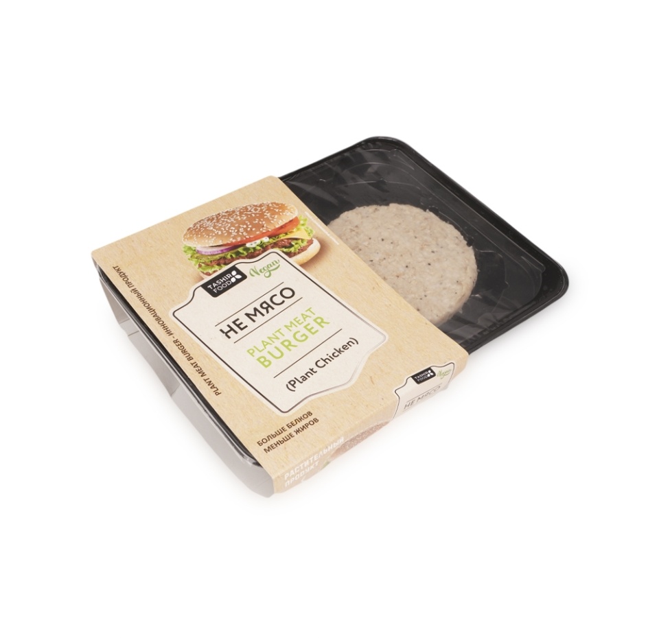 

Котлета веганская Plant Meat с ароматом курицы, «Не мясо», 228 г, Россия