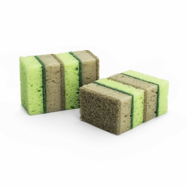 Набор губок Atmosphere Frenzo для мытья посуды, крупнопористые, 8 шт