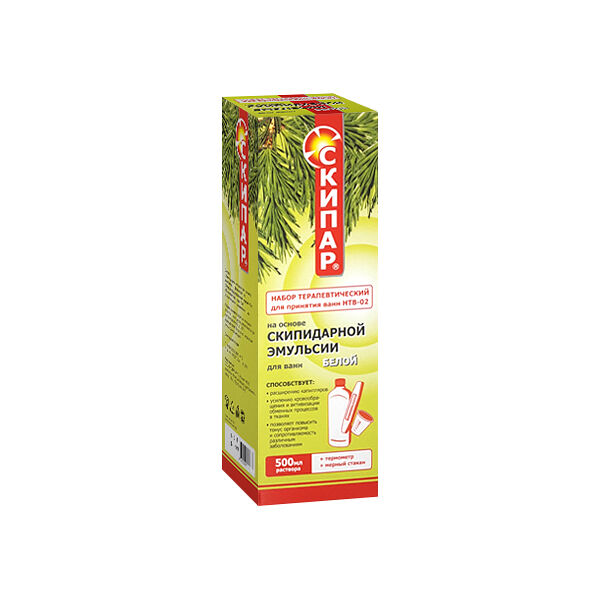 Скипар набор терапевт.НТВ-02 (эмульсия белая д/ванн 500мл)