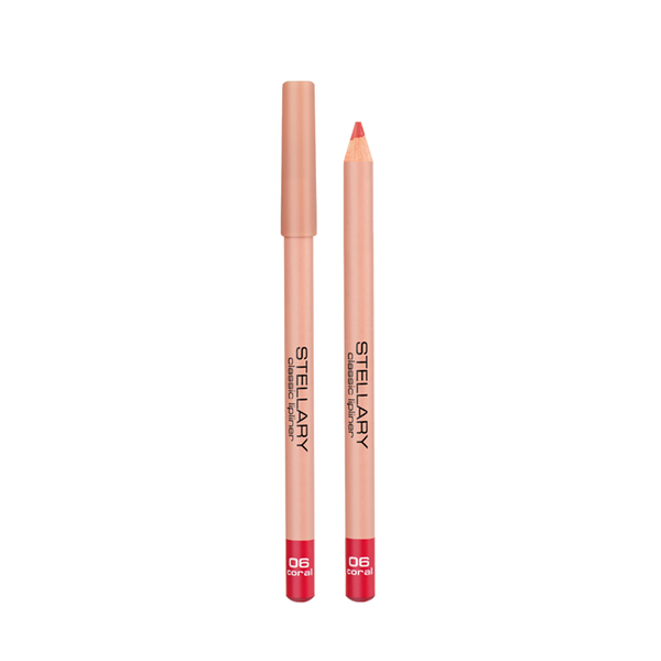 Карандаш для губ стойкий матовый Stellary Lipliner т.06 Coral