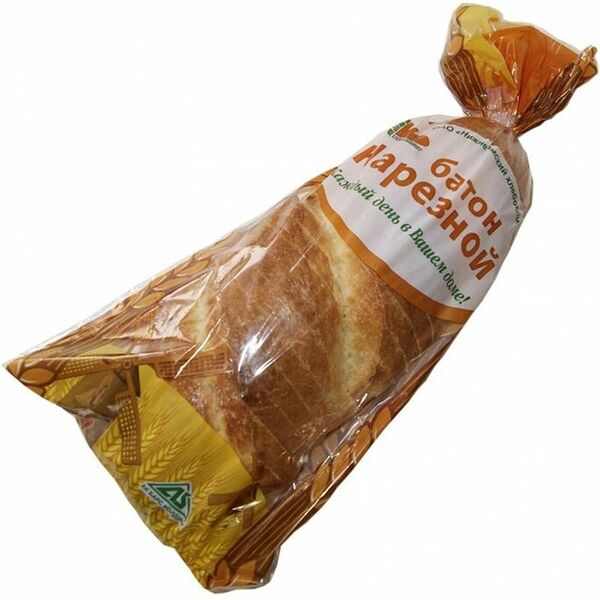 Батон Нижнекамский хлебокомбинат Нарезной нарезанный 370г