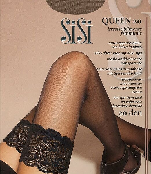 Чулки SiSi Queen 20 Daino Бежевые Размер 4 (L)