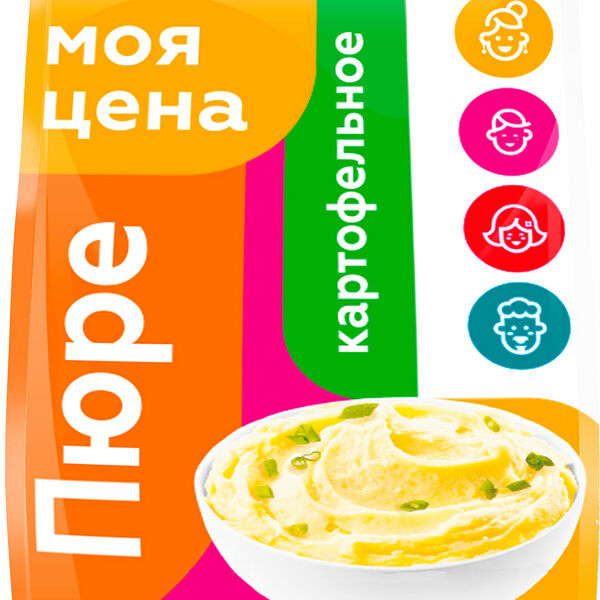 Картофельное пюре быстрого приготовления Моя цена 240 г