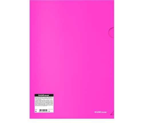 

Папка-уголок Erich Krause Soft Caribbean Sunset, A4, пластиковая непрозрачная, в ассортименте