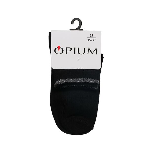 Женские носки с люрексом Opium 4WM-5 , Черный , р.23
