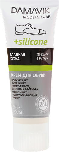 

Крем для обуви DAMAVIK с силиконом бесцветный, 75мл