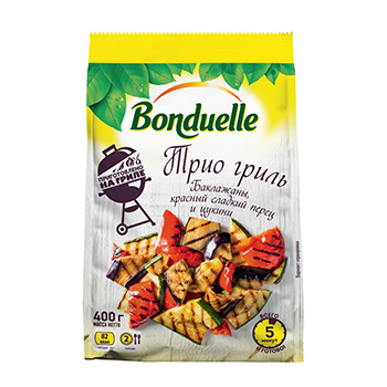 

Смесь овощная Bonduelle Трио гриль замороженная 400 г