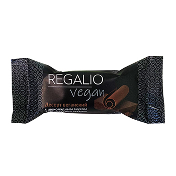 

Десерт веганский с шоколадным вкусом глазированный Regalio 40 г, Литва