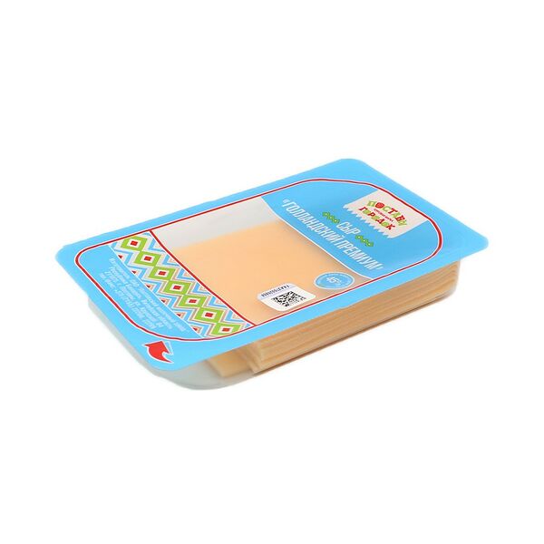 Сыр п/тв Голландский премиум 45% в слайсах 0,15кг Поставы городок