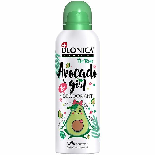  Дезодорант детский Deonica For Teens Avocado Girl спрей