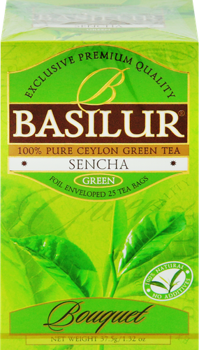 

Чай зеленый Basilur сенча 25 пакетиков