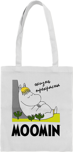

Сумка MOOMIN CHARACTERS белая с принтом, Арт. 777бел