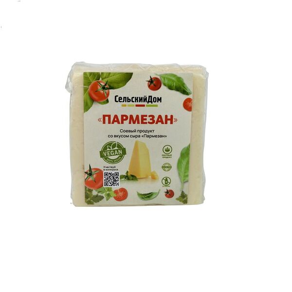 Продукт пищевой соевый с сырным вкусом Пармезан 200г Едемский сад