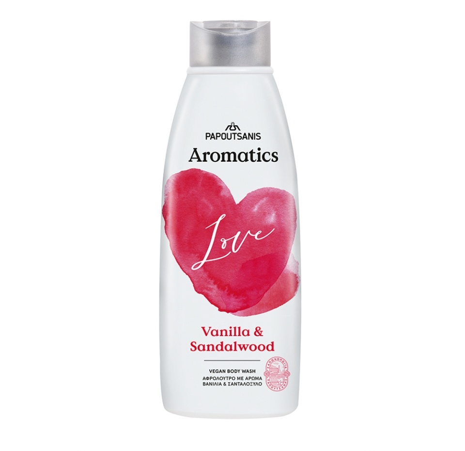 

Гель для душа Aromatics Love ваниль и сандаловое дерево 600 мл, Греция