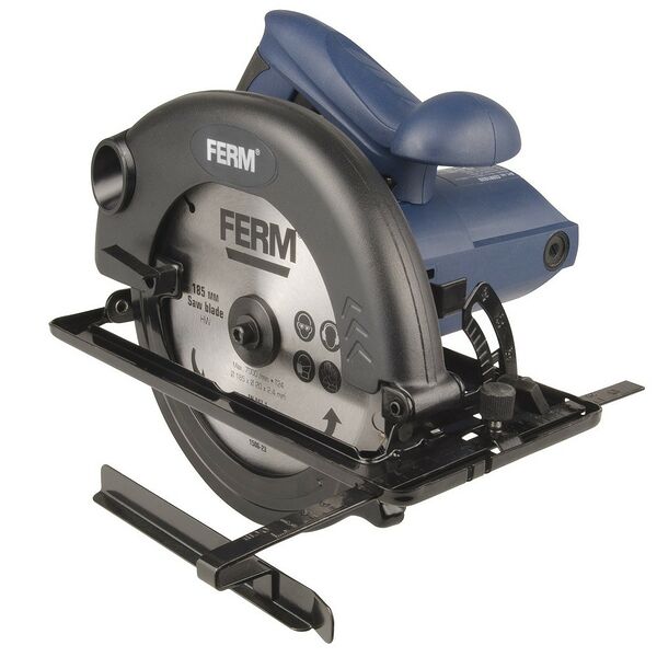 Пила циркулярная FERM CSM1039, 185x20 мм, 1200 Вт, 5000 об/мин