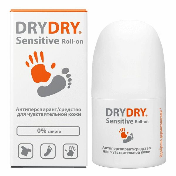 Антиперспирант DryDry Sensitive для чувствительной кожи роликовый 50 мл
