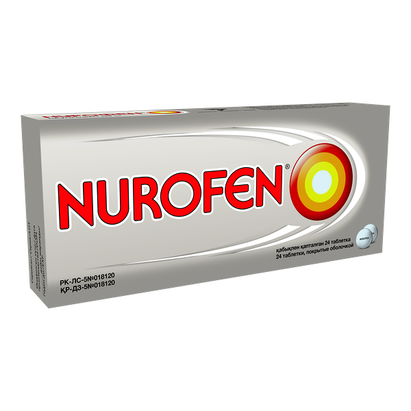 Нурофен 200 мг, № 24, табл.
