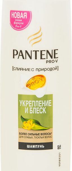 Шампунь Pantene слияние с природой, укрепление и блеск