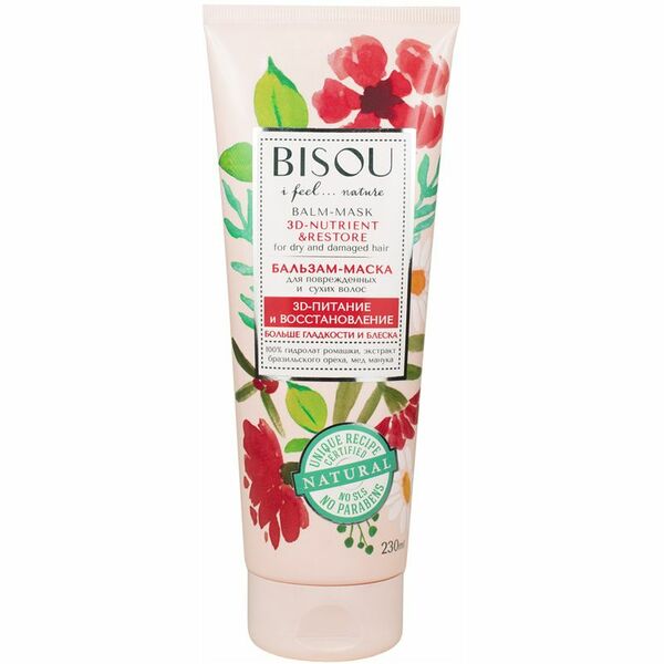 Бальзам-маска 3D-питание и восстановление ТМ Bisou (Бисоу)