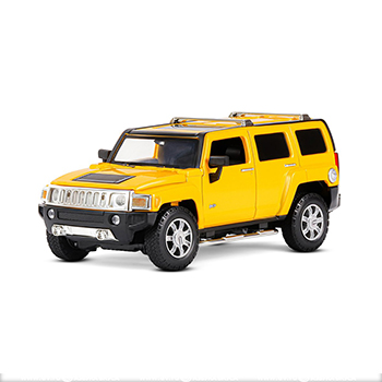 

Машина металлическая 1:24 Hummer H3, жёлтый