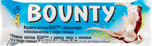 

Мороженое молочное Bounty 39.1 г