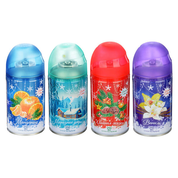 Освежитель воздуха автоматик New Galaxy 250 мл 4 аромата в ассортименте