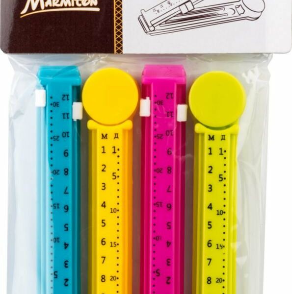 Зажимы для пакетов Marmiton с датами 4 шт 