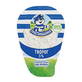 Творог Простоквашино, 5%, ГОСТ