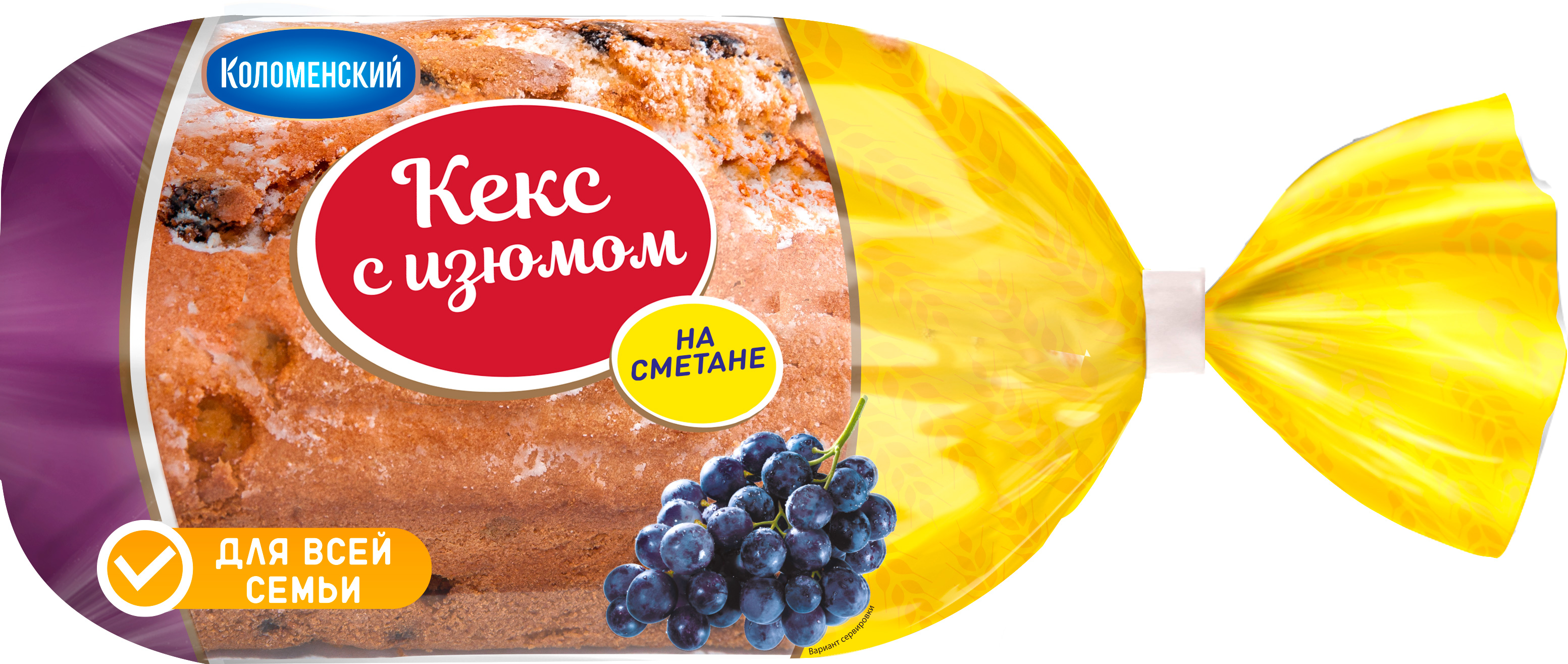 

Кекс Коломенский Бкк с изюмом