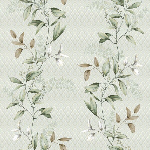 Обои САРАТОВСКИЕ ОБОИ Светлана, дуплекс, зеленый, 0,53х10,05м