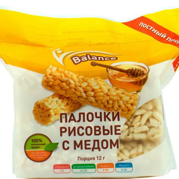 Палочки рисовые Lope-Lope с мёдом