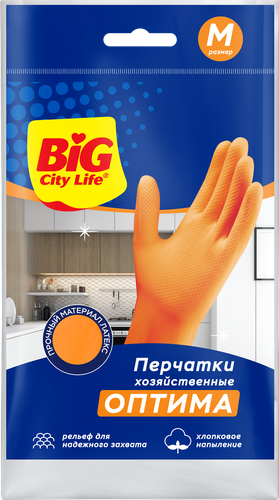 

Перчатки хозяйственные Big City Life Оптима размер M