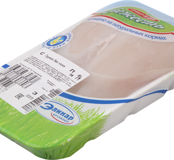 Грудка куриная ПЕРВАЯ СВЕЖЕСТЬ подложка охлажденная, вес до 1200г