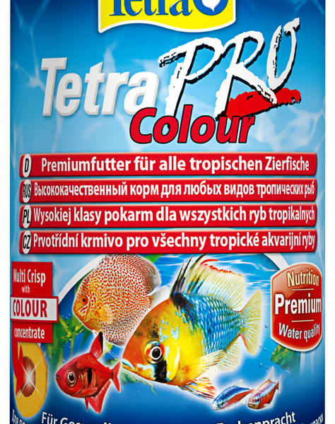 TetraPro Colour (чипсы) для любых видов тропических рыб