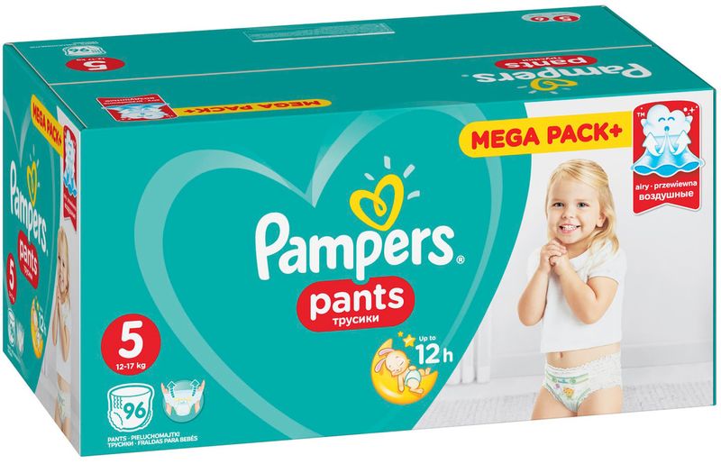 

Трусики-подгузники Pampers Pants 5, 12-17 кг