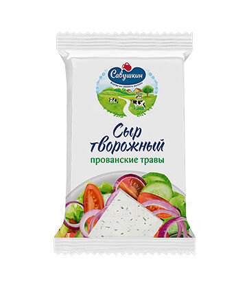 Сыр творожный Савушкин Прованские травы 60%