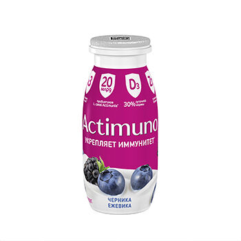 Продукт кисломолочный Actimuno Черника-ежевика 1,5% 95г