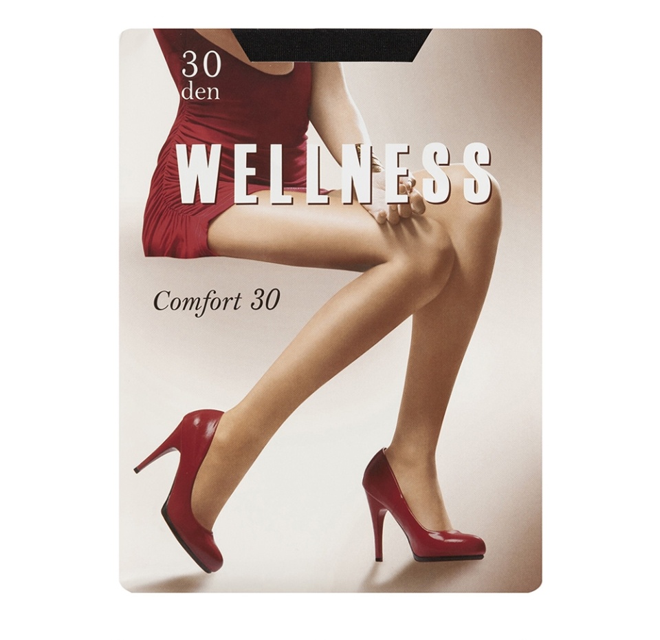 

Колготки Comfort, Wellness, цвет 1012 (чёрный), 30 den, размер 2
