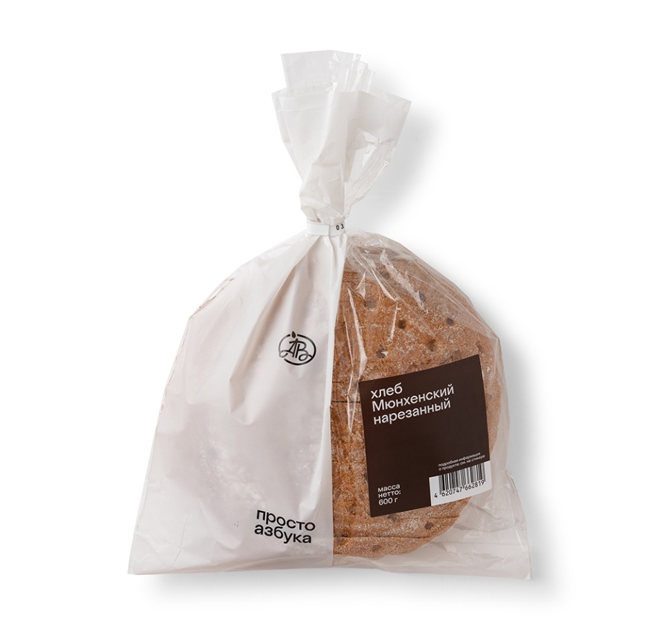

Хлеб «Мюнхенский» нарезанный, «Просто Азбука», 600 г, Россия