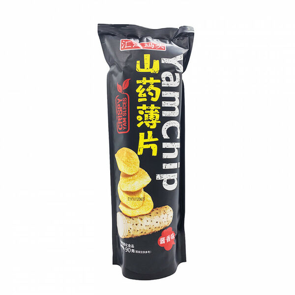 Чипсы ЯмЧип Crispy со вкусом соевого соуса (черная), 90 г