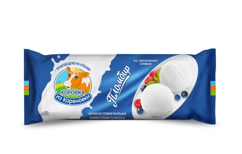

Мороженое Коровка из Кореновки Пломбир 15% 1000 г