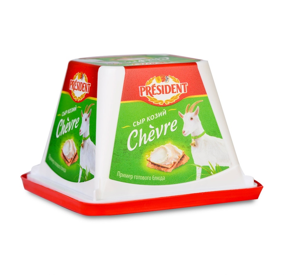 

Сыр творожный President Chevre из козьего молока 65% 140 г